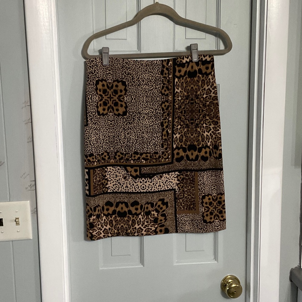 Joseph Ribkoff Animal Print Pencil Skirt